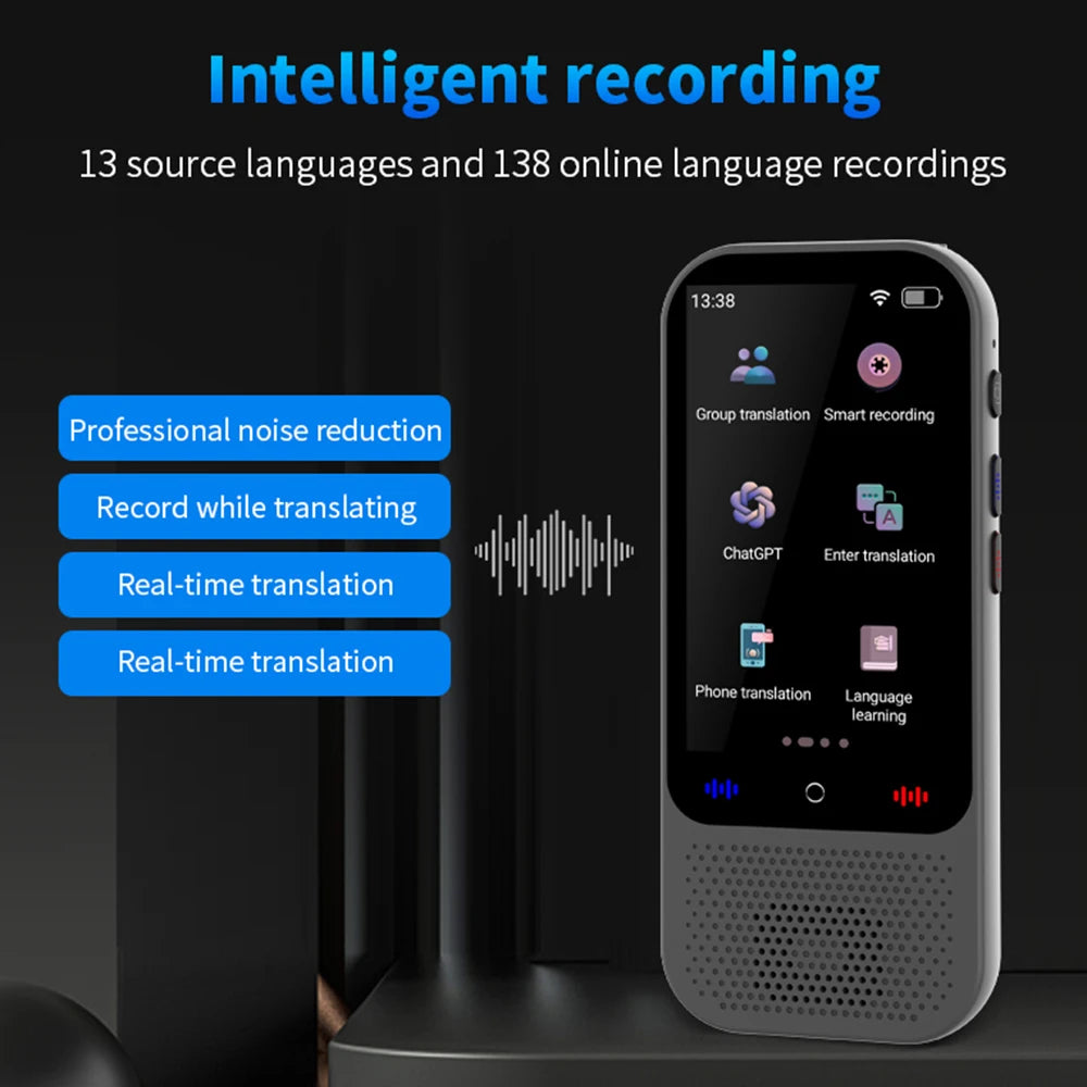 Pro Portable Language Translator Device with 138 Languages