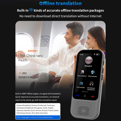 Pro Portable Language Translator Device with 138 Languages