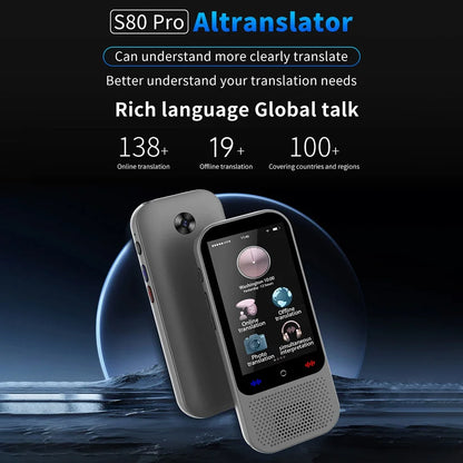 Pro Portable Language Translator Device with 138 Languages